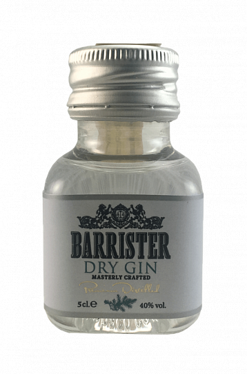 Джин"Barrister" Dry Gin  Кошерный    50 мл