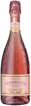 Игристое вино Binelli Premium  Lambrusco Rosato Secco Dell’Emilia IGT  750 мл