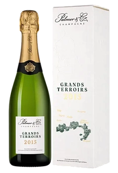 Шампанское  Palmer & Co   Grands Terroirs 2015  gift box 750 мл 12 %