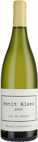 Вино Domaine Marquis d'Angerville  Petit Blanc VdF   2020 750 мл  13%