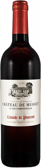 Вино Chateau de Musset  Cuvee Compostelle Lalande-de-Pomerol AOC  2016 750 мл 13,5%