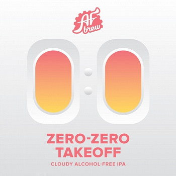 Пиво  AF Brew  Zero-Zero Takeoff  АФ Брю Зеро-Зеро Тейк офф   безалкогольное ж/б  330 мл