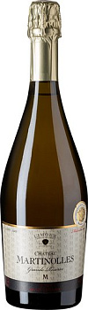 Игристое вино  Chateau Martinolles Grande Reserve Cremant de Limoux Blanc de Blanc Brut AOP   2019 750 мл