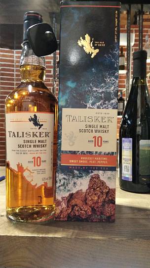 Виски Talisker malt 10 years old   750 мл