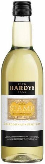 Вино Hardys Stamp  Chardonnay-Semillon  2022  187 мл