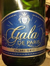 Игристое вино  Gala de Paris     Гала де Пари   Полусухое 750 мл