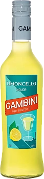 Ликер   Gambini  Limoncello  500  мл 25 %
