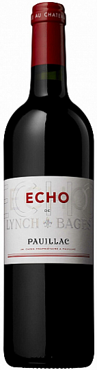 Вино  Echo de Lynch Bages  Pauillac AOC  Эхо де Линч Баж  2017  375 мл