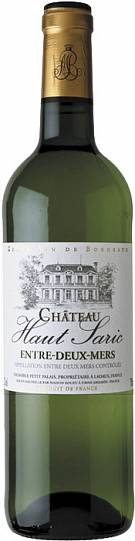 Вино Chateau Haut Saric  Entre-Deux-Mers AOC   750 мл