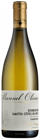 Вино Manuel Olivier Bourgogne Hautes Cotes de Nuits Chardonnay 2021 750 мл 12%