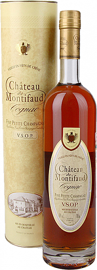 Коньяк Chateau de Montifaud V.S.O.P Petite Champagne in gift box 500 ml 