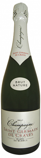 Шампанское  Saint Germain de Crayes Blanc de Blancs Brut  Nature 750 мл