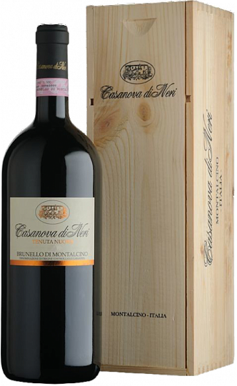 Вино Casanova di Neri Brunello di Montalcino Tenuta Nuova DOCG wooden box  2018 1500 