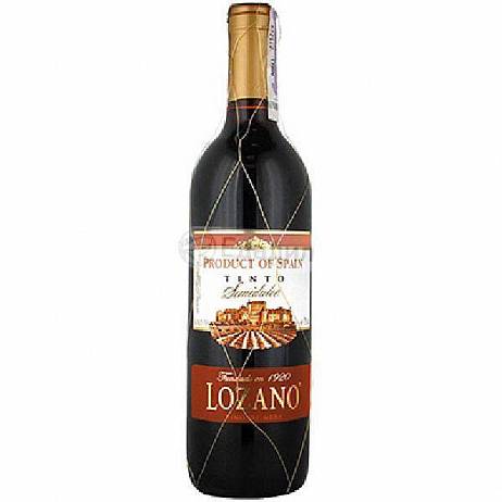 Вино Bodegas Lozano  Lozano  Tinto Semidulce   750 мл