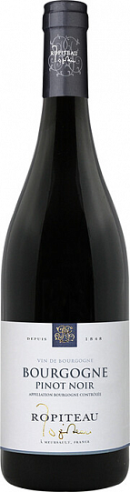 Вино Ropiteau Bourgogne Pinot Noir AOC  Ропито Бургонь Пино Нуар 