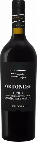 Вино Ortonese Sangiovese Merlot Puglia IGT Caldora 2021   мл 12,5 %