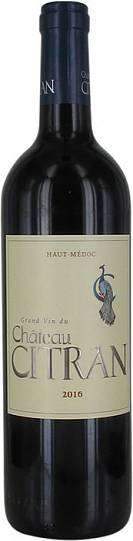 Вино Chateau Citran  Haut-Medoc AOC Cru Bourgeois  2016 750 мл