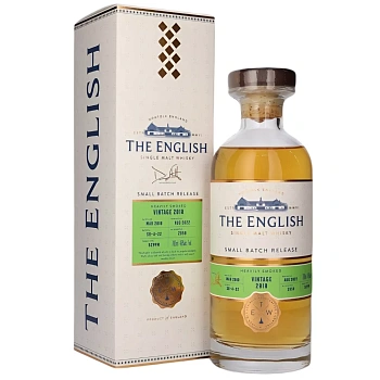 Виски The English Heavily Smoked Small Batch Release Vintage 2010 gift box  700 мл