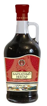 Вино столовое Вино-Гранде Бархатный нектар красное полусладкое 750 мл