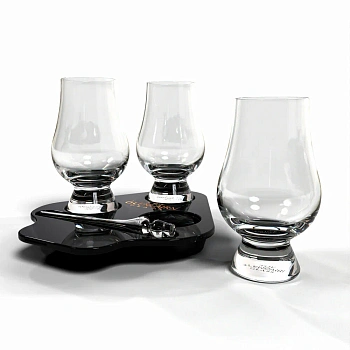 Набор  Glencairn Набор "Tasting Set" 3 бокала + поднос + пипетка в инд.упаковке