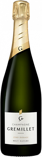 Шампанское Champagne Gremillet Zero Dosage Brut Nature  2014 750 мл