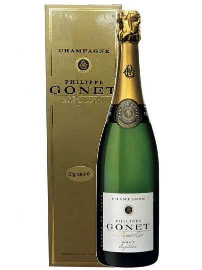 Шампанское Philippe Gonet Blanc de Blancs 'Signature' Brut AOC gift box  750 м