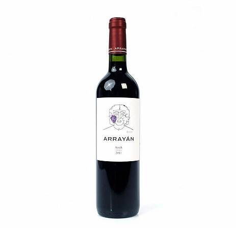 Вино испанское красное Arrayan Syrah DO Mentrida  Bodegas Arrayan 2013