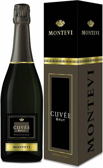 Игристое вино Montevi  Cuvee Brut  gift box   750 мл