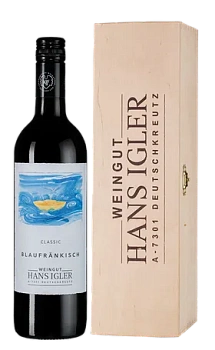 Вино Weingut Hans Igler Blaufrankisch Classic red dry  2021 gift box  750 мл