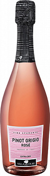 Игристое вино Villa degli Olmi  Pinot Grigio Rose   DOC Spumante Extra Dry    200 мл