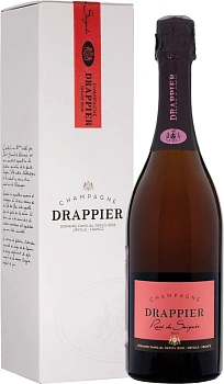 Шампанское Drappier Brut Rose Champagne AOC gift box  750 мл