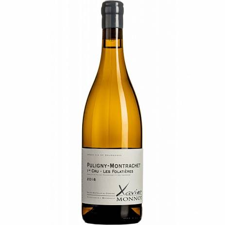 Вино Domaine Xavier Monnot Puligny-Montrachet 1er Cru Les Folatieres  2018 750 мл 13