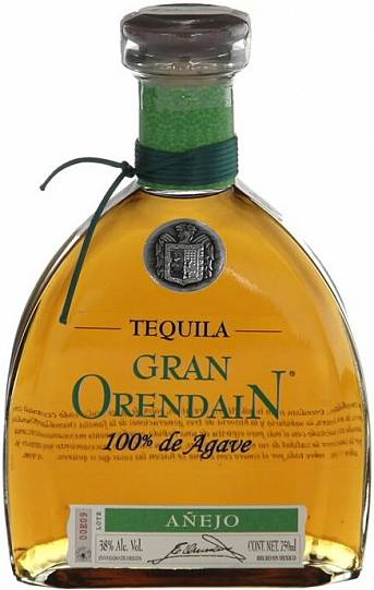 Текила Grand Orendain Anejo Tequila 100% agave 40% 750 мл