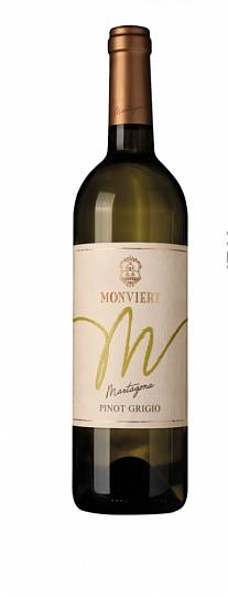 Вино MONVIERT  PINOT GRIGIO FRIULI COLLI ORIENTALI  MARTAGONA 2020 750 мл 12%