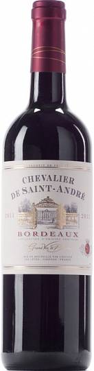 Вино Chevalier de Saint-Andre   Bordeaux АОC red dry 2016  750 мл