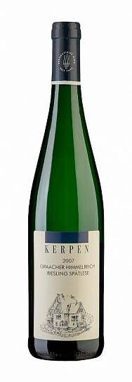 Вино Weingut Kerpen, Graacher Domprobst Riesling Spatlese, Pradikatswein Mosel 2008/В