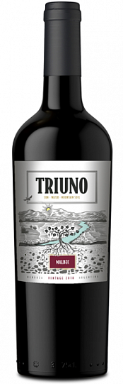 Вино   Triuno Malbec Триуно Мальбек   2020 750 мл