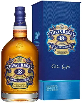 Виски Chivas Regal 18 years old   gift box  1000  мл  40 %