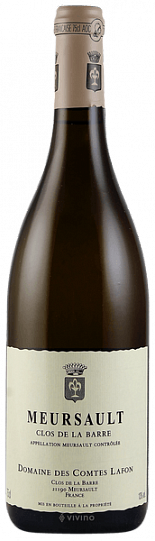 Вино Domaine des Comtes Lafon Meursault Clos de la Barre  2018 750 мл 13,5%