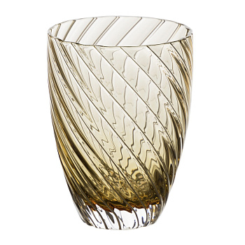 Набор  из 2-х стаканов  Italese Vertigo Tumbler Amber Италессе Вертиго Тумблер Амбер  380 мл