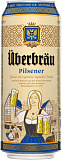 Пиво Leikeim  Uberbrau  Pilsener  Лейкейм  Уберброй   Пилснер  ж/б 500 мл