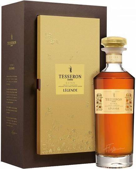 Коньяк Tesseron Extra Legend  Grande Champagne AOCin decanter & gift box 700 мл