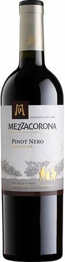 Вино Mezzacoronа Pinot Nero Trentino DOC Медзакорона Пино Неро Т
