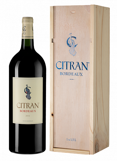 Вино Le Bordeaux de Citran Rouge Bordeaux AOC gift in box  Ле Бордо де Сит