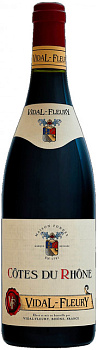 Вино Vidal-Fleury Cotes du Rhone  Rouge   Видаль-Флери Кот дю Рон   Руж  2021 750  мл
