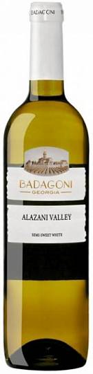 Вино Badagoni  Alazani Valley Semi-Sweet White   750 мл