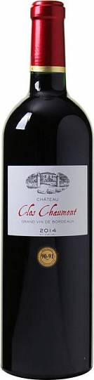 Вино Chateau Clos Chaumont Rouge Cadillac Cotes de Bordeaux AOP 2014 750 мл