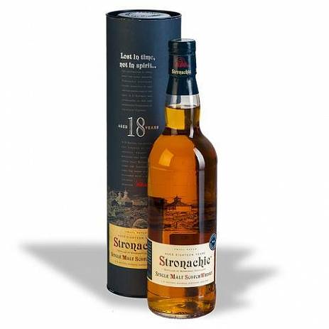 Виски A.D. Rattray Stronachie Highland Single Malt Aged 18 years gift box  700 мл