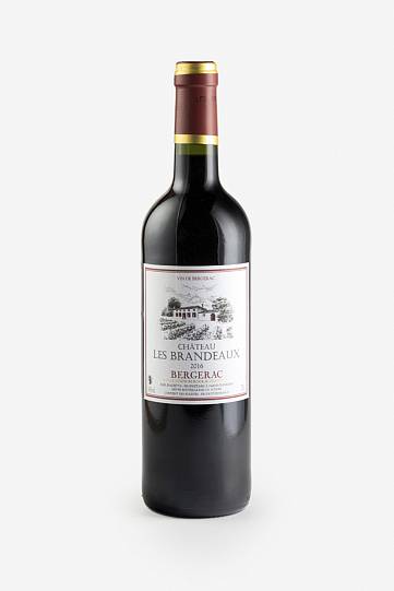 Вино Chateau Les Brandeaux Bergerac AOC red dry  750 мл