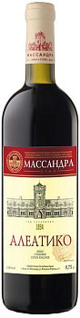 Вино Массандра Крым Алеатико красное сухое 2019 750 мл